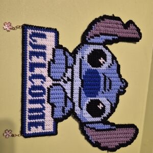 Blue and Purple Welcome Sign